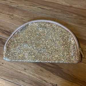 Cute Tarte Gold Makeup Bag